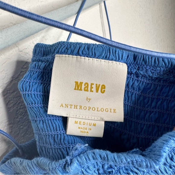MAEVE by Anthropologie smocked bralette top - Picture 4 of 8